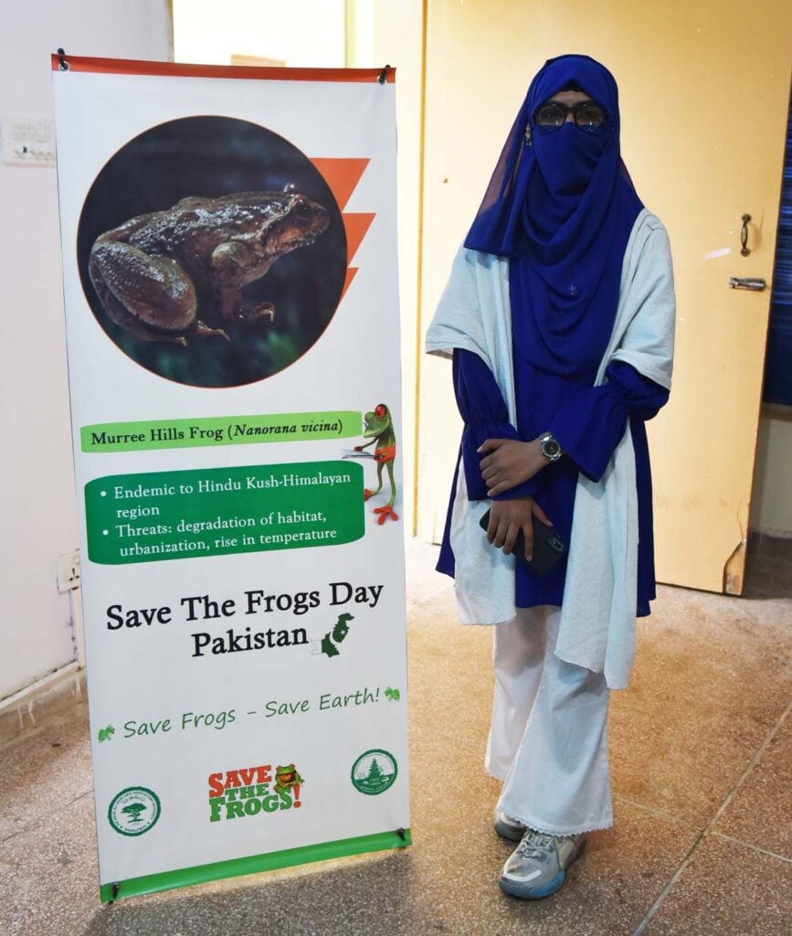 Pakistan Save The Frogs Day 2024 Punjab PMAS Arid University Ahmed Junaid Collection Seminar Day